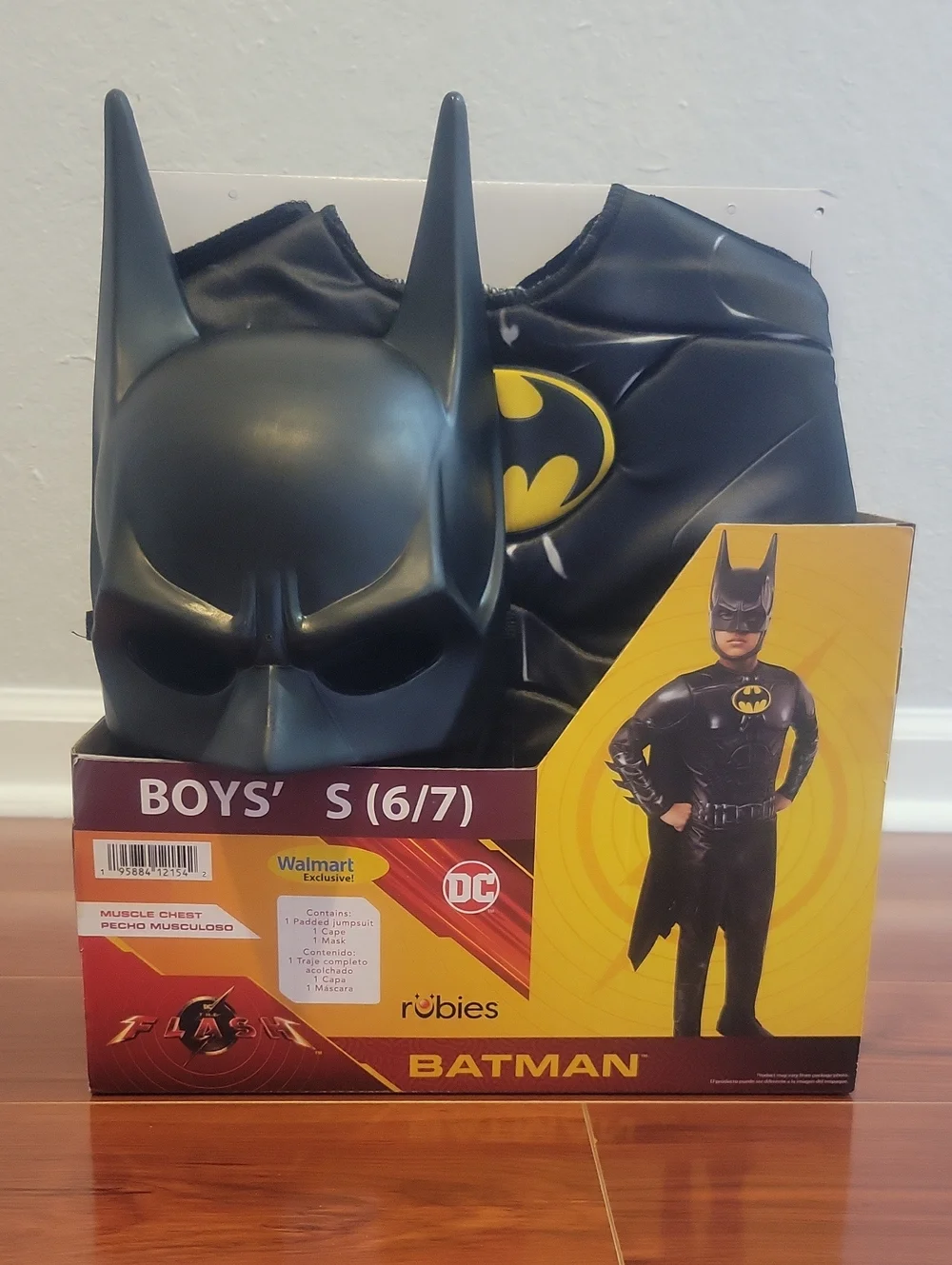 RUBIE'S Boys' Batman Costume Black and Yellow